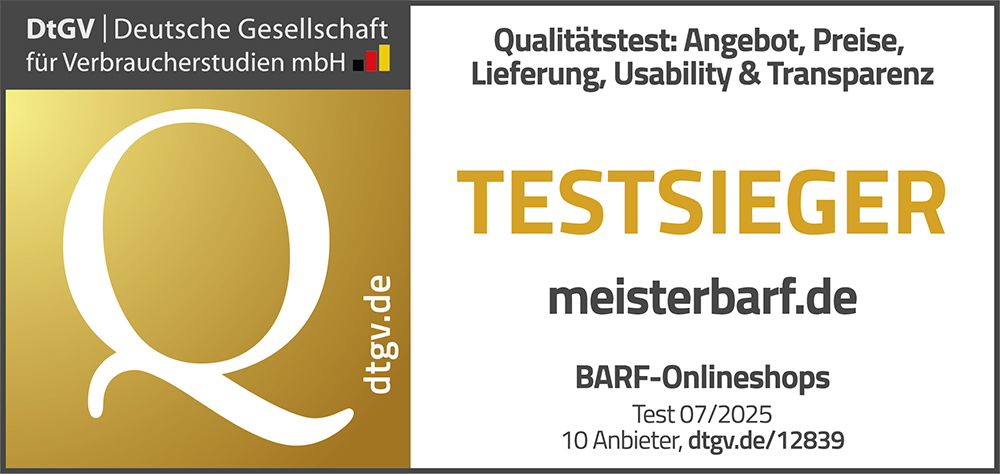 meisterbarf.de - Der Barf Shop DtGV Testsieger 2025